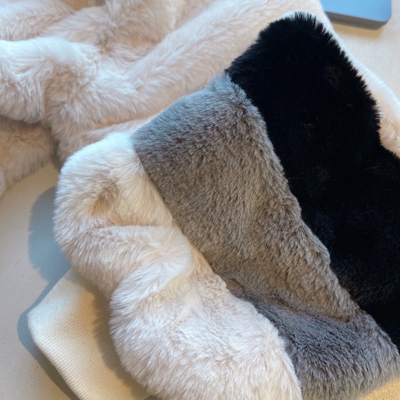 RAMY BROOK OLIVIA FAUX FUR COAT SZ M - Picture 11 of 11